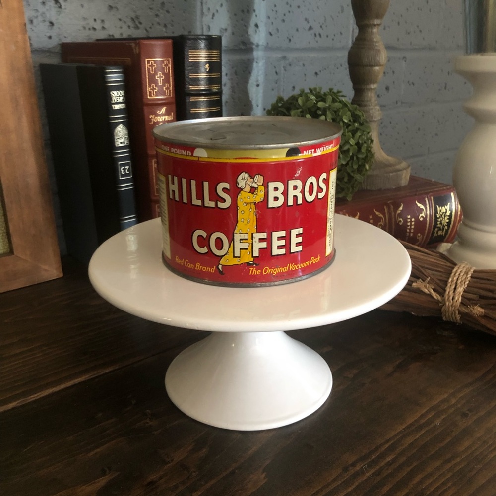 Hillsbros Coffee Tin with lid